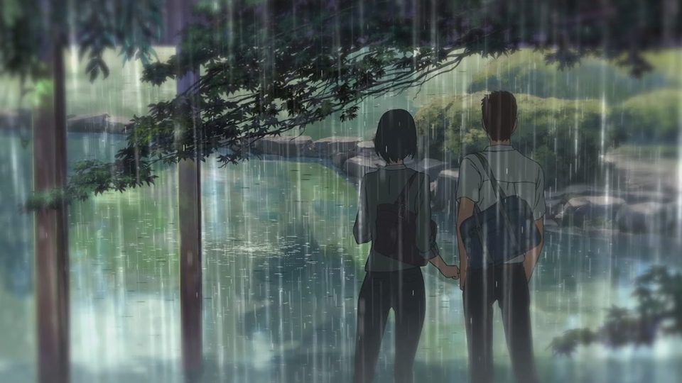 Imagen de la película The Garden of Words