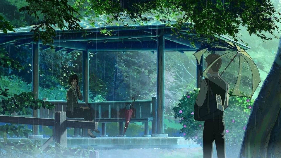 Imagen de la película The Garden of Words