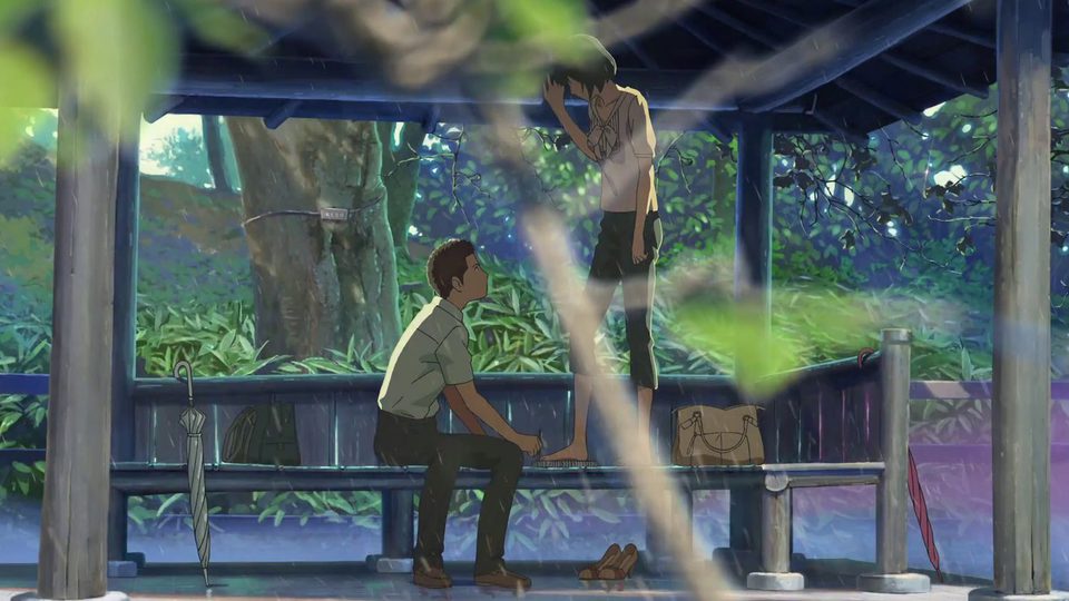 Imagen de la película The Garden of Words