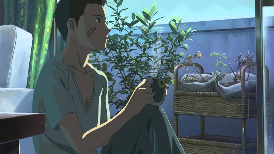 Imagen de la película The Garden of Words