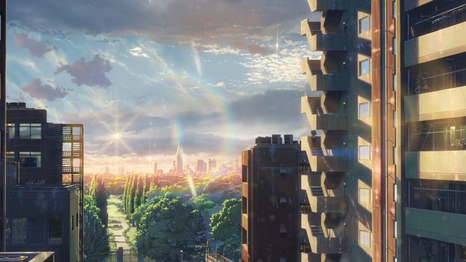 Imagen de la película The Garden of Words