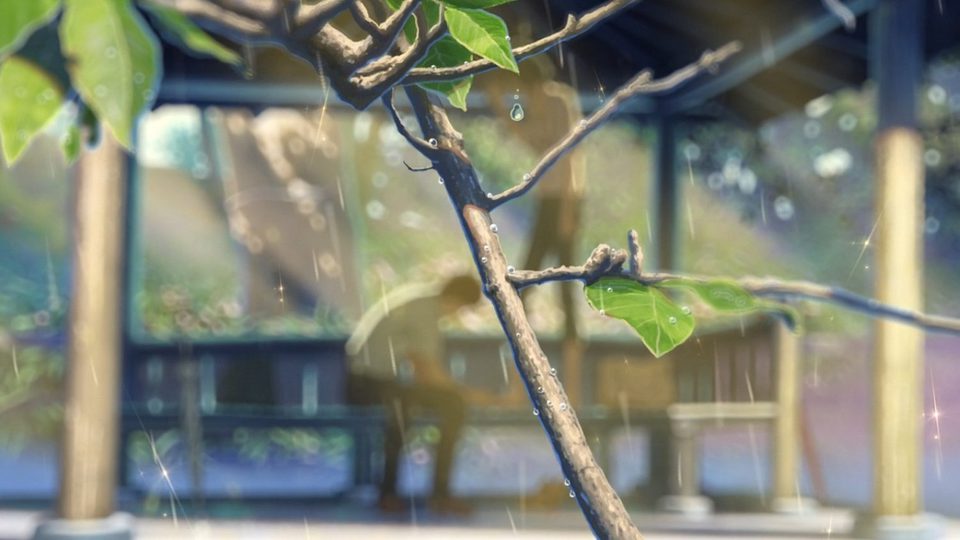 Imagen de la película The Garden of Words