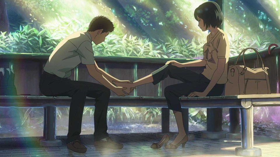 Imagen de la película The Garden of Words