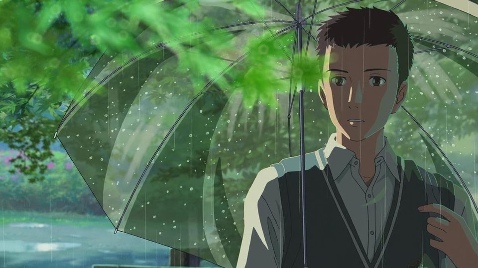 Imagen de la película The Garden of Words
