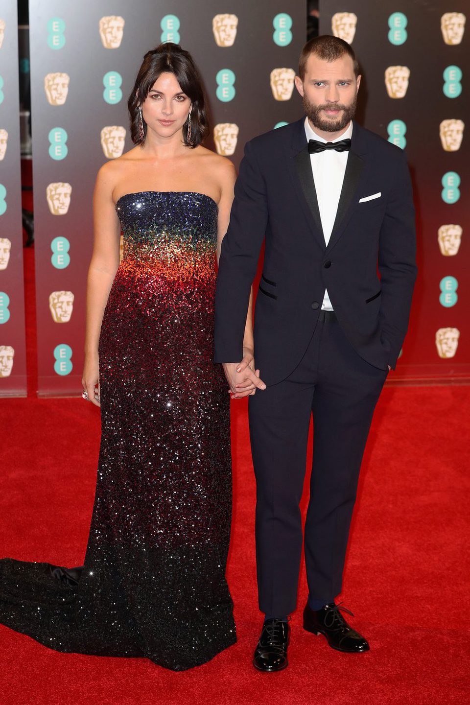 Jamie Dornan at the red carpet BAFTA 2017