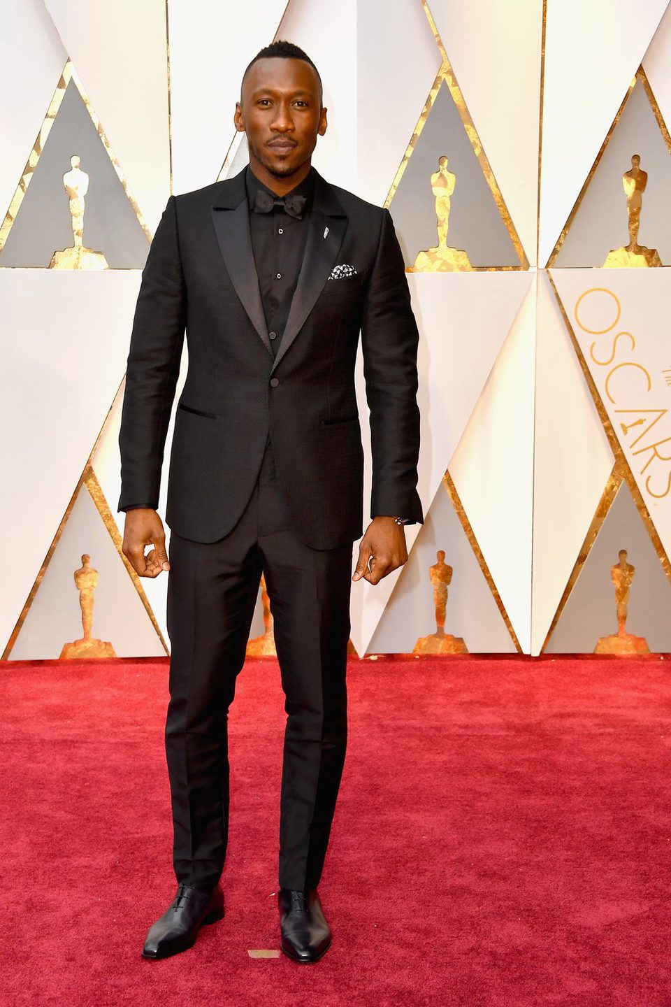 Mahershala Ali at the red carpet of the Oscars 2017