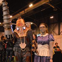Little Sister and Big Daddy from 'Bioshock 2'