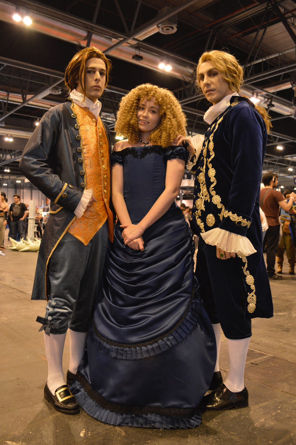 Lestat, Louis and Claudia from 'Interview with the Vampire'