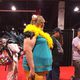 Fan dressed up like Heihei en la D23