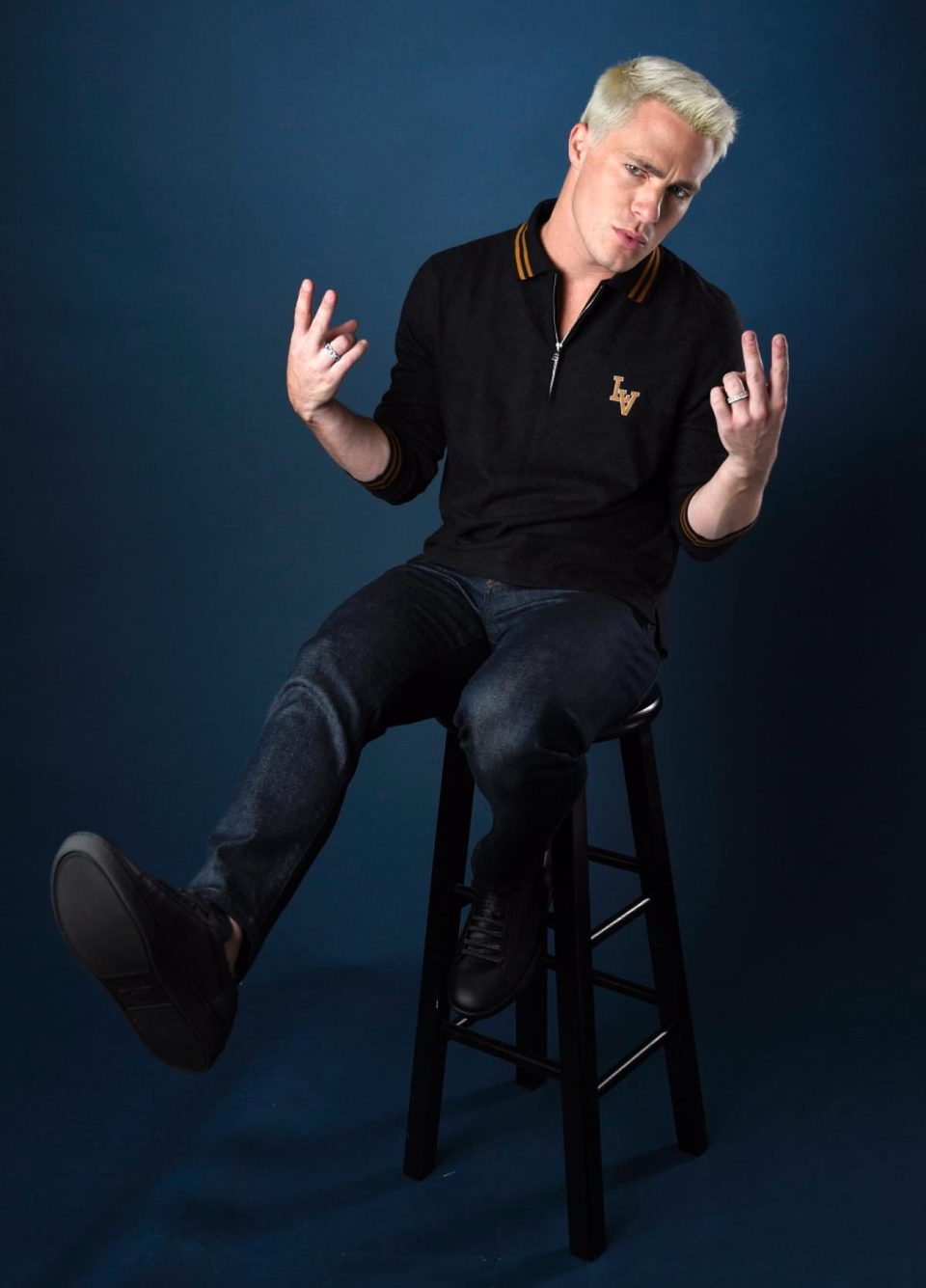 Colton Haynes poses for a portrait in the Comic-Con 2017