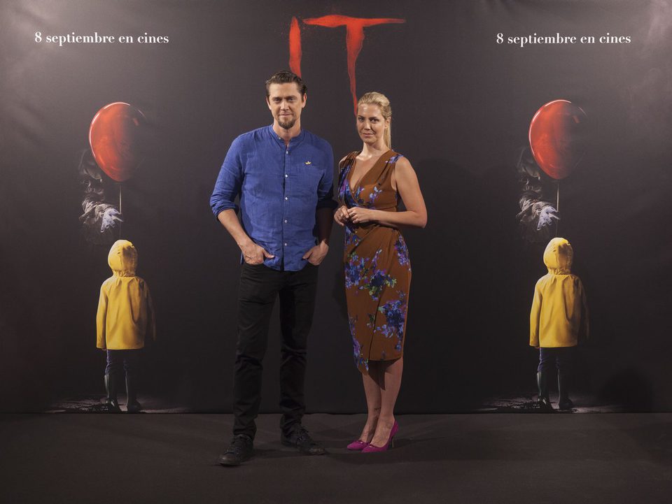 Andy Muschietti and Barbara Muschietti at ?It? presentation in Madrid
