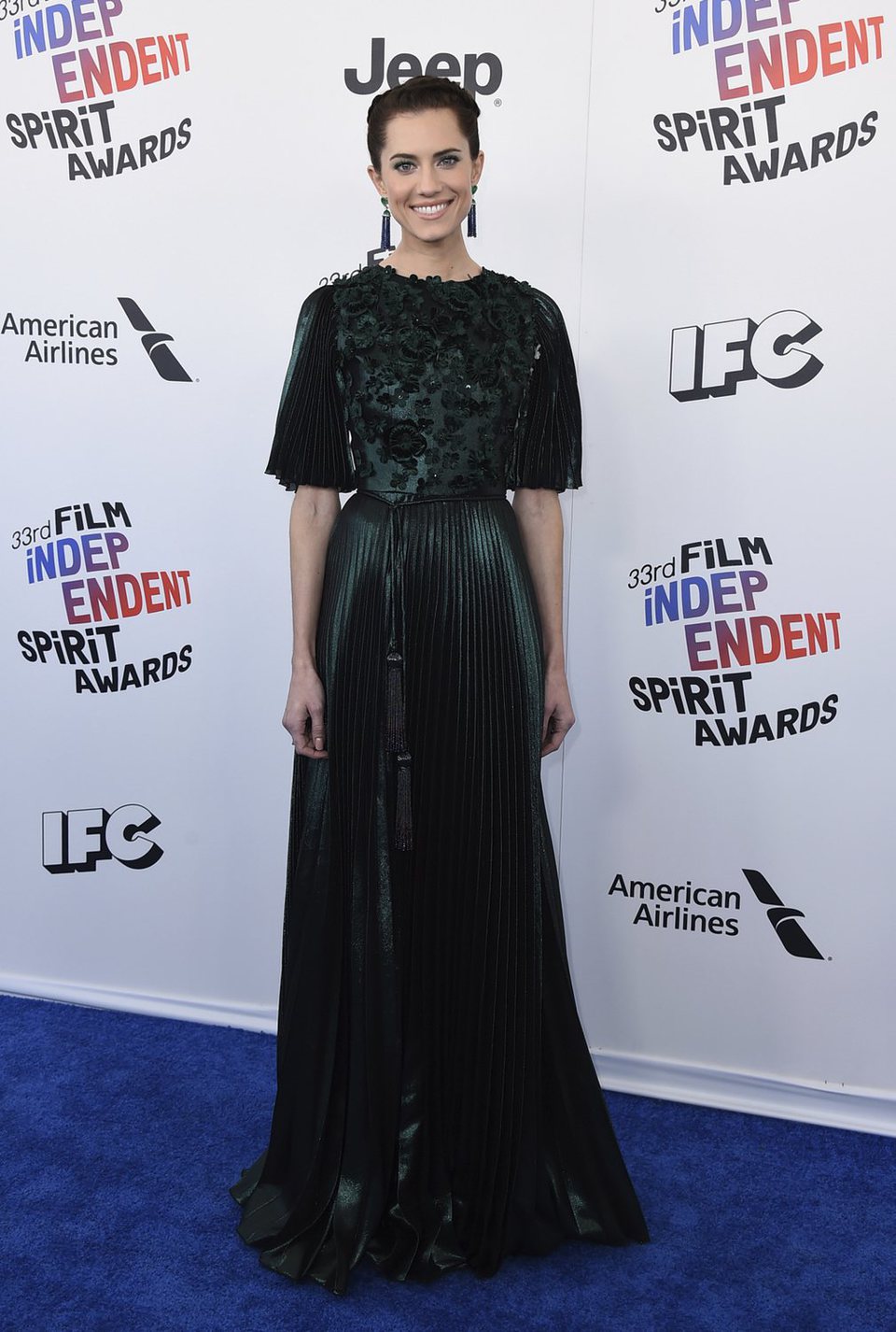 Allison Williams at the Spirit Awards 2018