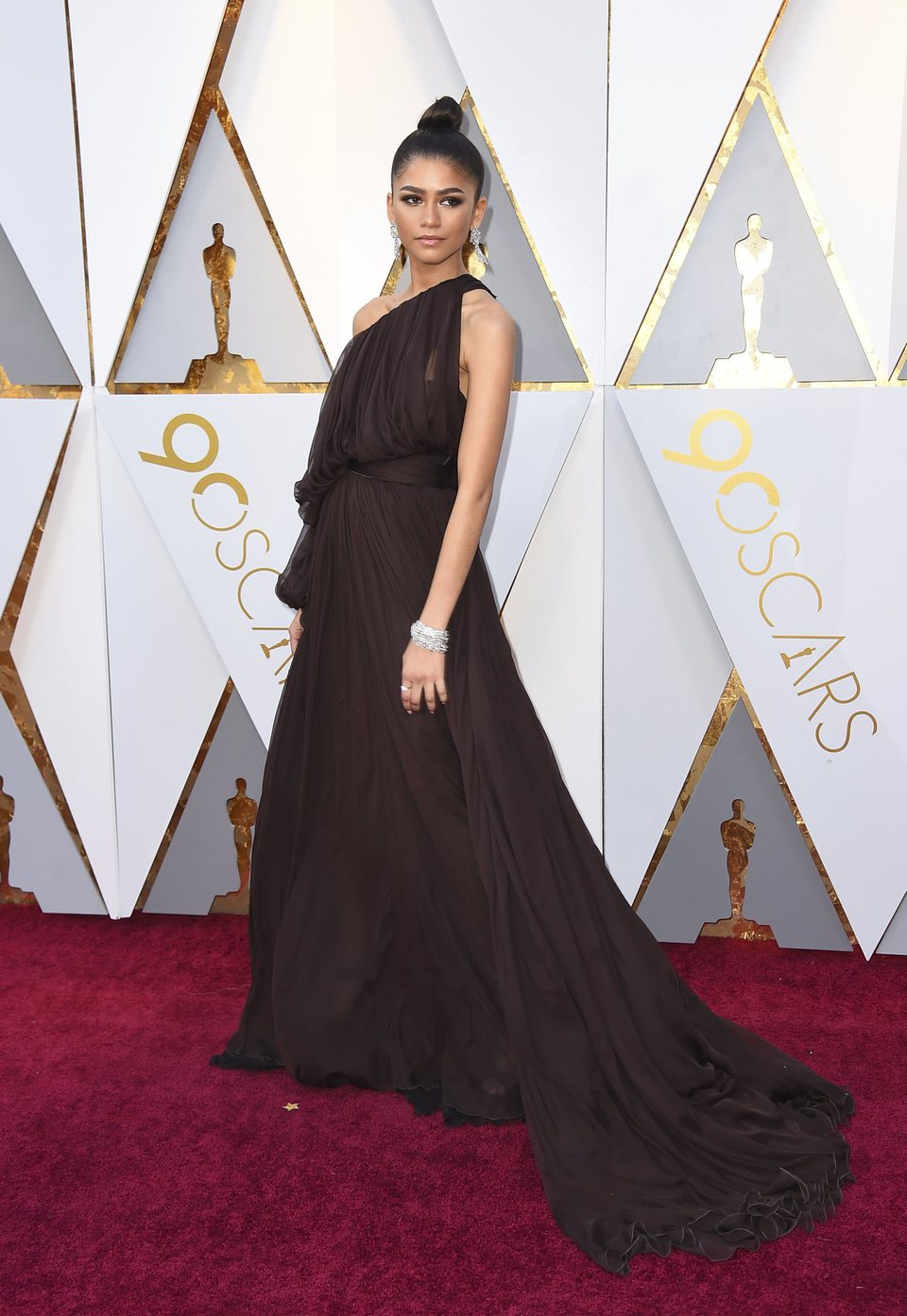 Zendaya at the Oscars 2018 red carpet