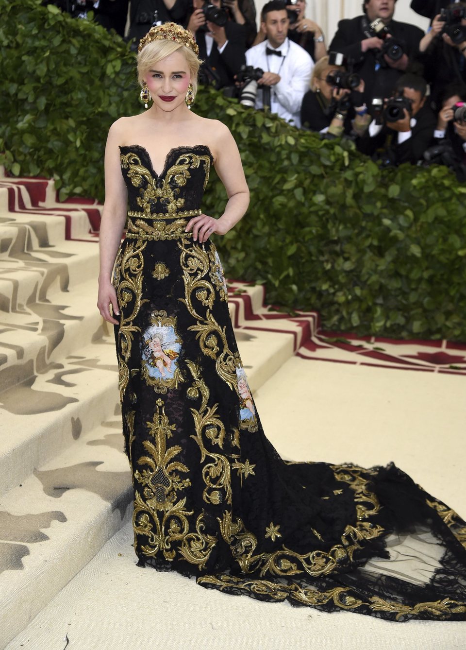 Emilia Clarke at the Met Gala 2018