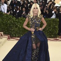 Donatella Versace at the Met Gala 2018