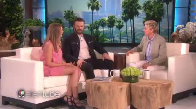 Chris Evans and Elizabeth Olsen are scared by Iron Man