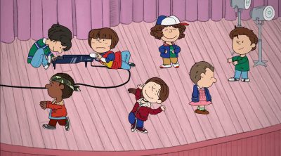 'Stranger Things': 'Peanuts' style