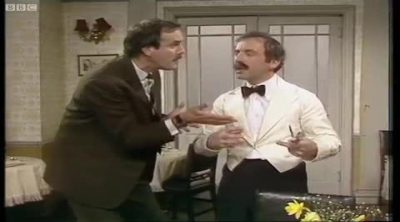 'Fawlty Towers' Clip - Manuel: "I know nothing"