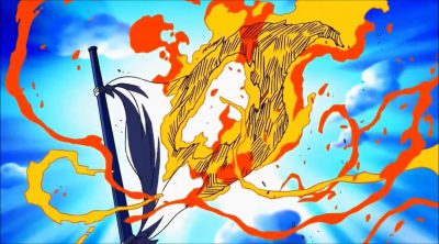 'One Piece' Burning the Government Flag