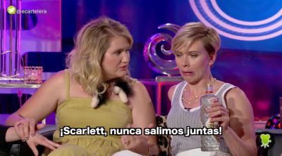 What would be the spanish bachelorette party of Scarlett Johanson?