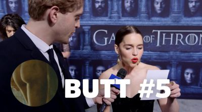 'Game Of Thrones' Cast try to discover the name of the owners butts