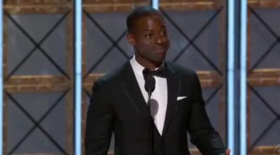 Music forces Sterling K. Brown to end his Emmy acceptance speech