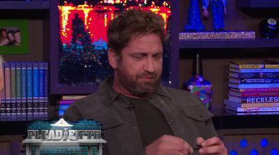 Gerard Butler and 50 Cent in Andy Cohen's show