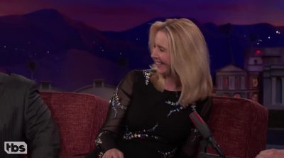 Lisa kudrow in Conan O'Brien's show