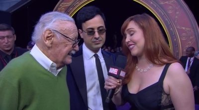 Stan Lee's interview at the 'Avengers: Infinity War' premiere