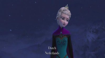 'Let It Go' Multi-Language, 'Frozen'