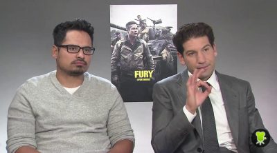 'Fury' Interview with Jon Bernthal and Michael Peña