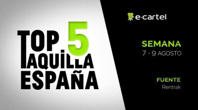 Top 5 Box Office Spain (August - Week 1)