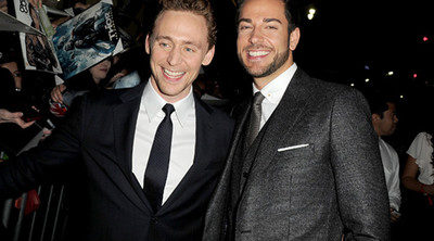 Tom Hiddleston dances with Zachary Levi
