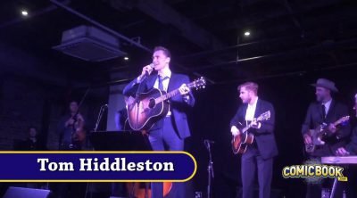 Tom Hiddleston performs as Hank Williams
