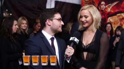 Watch Jennifer Lawrence Do Shots at the ?Mockingjay? NYC Premiere