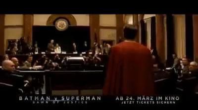 TV german spot 'Batman v Superman: Dawn of Justicie'.