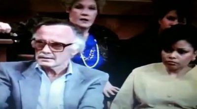 Stan Lee's cameo in 'The Trial of the Incredible Hulk' (1989)