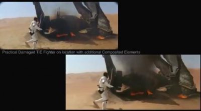 ?Star Wars: The Force Awakens? Before & After VFX