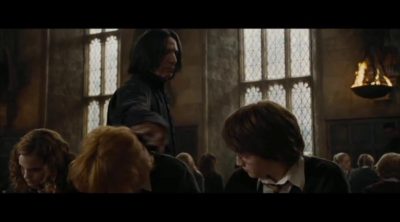 Snape vs Harry and Ron in 'Harry Potter and the Goblet of Fire'