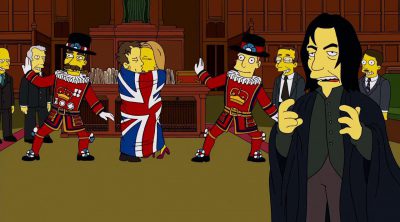Alan Rickman in 'The Simpsons'