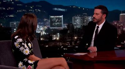 Gal Gadot talks about 'Wonder Woman' on Jimmy Kimmel live!