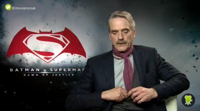 Jeremy Irons ('Batman v Superman'): "Alfred is like a big brother for Batman"